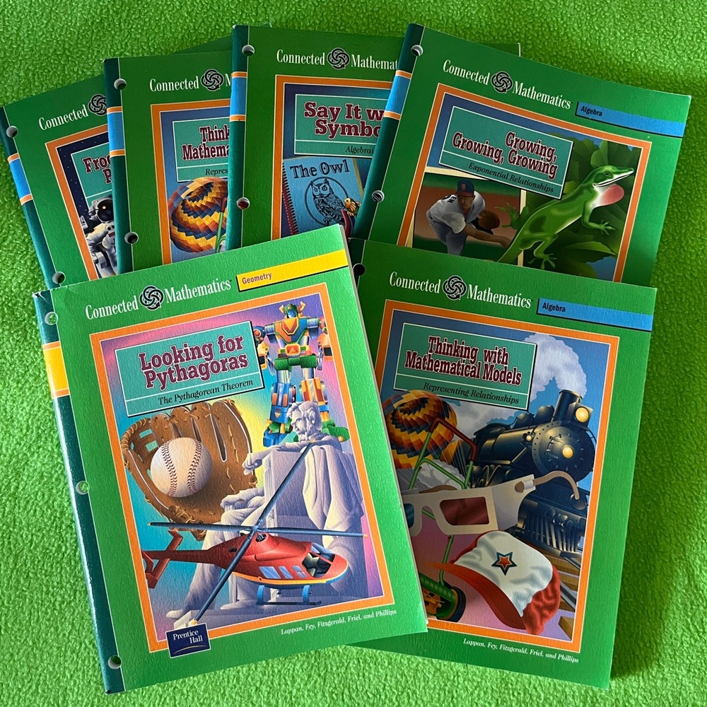 Prentice Hall Algebra Geometry Study Books Bundle of 6